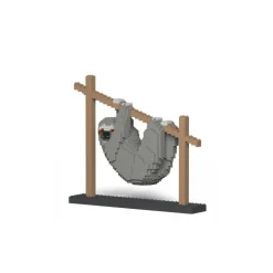 Jekca - Sloth - 01S - Lego - Sculpture - Construction - 4D - Brick Animals - Toys - Avvenice