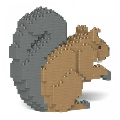 Jekca - Squirrel 01S - Lego - Sculpture - Construction - 4D - Brick Animals - Toys - Avvenice