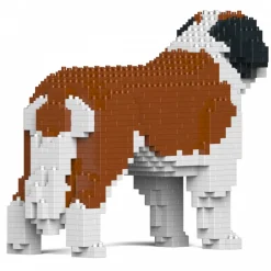 Jekca - St. Bernard 01 - Big - Lego - Sculpture - Construction - 4D - Brick Animals - Toys - Avvenice