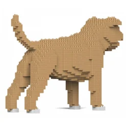 Jekca - Staffordshire Bull Terrier 01S-M03 - Lego - Sculpture - Construction - 4D - Brick Animals - Toys - Avvenice
