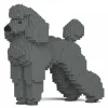 Jekca - Standard Poodle 01S-M03 - Lego - Sculpture - Construction - 4D - Brick Animals - Toys - Avvenice