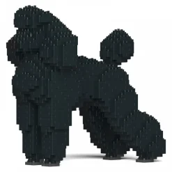 Jekca - Standard Poodle 01S-M01 - Lego - Sculpture - Construction - 4D - Brick Animals - Toys - Avvenice