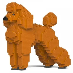 Jekca - Standard Poodle 01S-S13 - Lego - Sculpture - Construction - 4D - Brick Animals - Toys - Avvenice