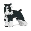 Jekca - Standard Schnauzer 02S-M02 - Lego - Sculpture - Construction - 4D - Brick Animals - Toys - Avvenice