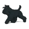 Jekca - Standard Schnauzer 03S-M03 - Lego - Sculpture - Construction - 4D - Brick Animals - Toys - Avvenice