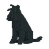 Jekca - Standard Schnauzer 04S-M03 - Lego - Sculpture - Construction - 4D - Brick Animals - Toys - Avvenice