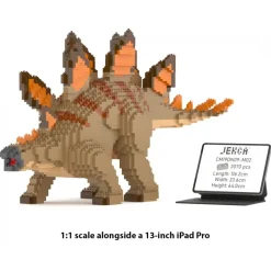 Jekca - Stegosaurus 01-M02 - Big - Lego - Sculpture - Construction - 4D - Brick Animals - Toys - Avvenice