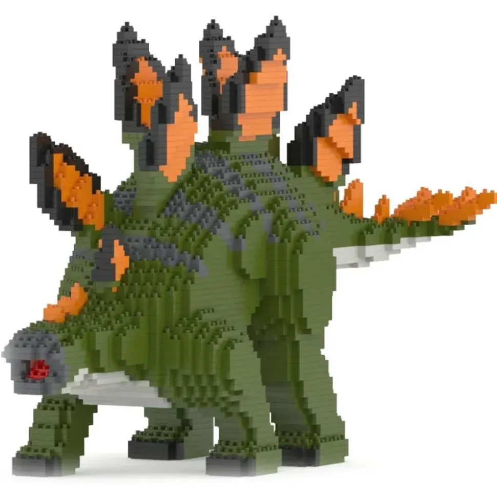 Jekca - Stegosaurus 01-M01 - Big - Lego - Sculpture - Construction - 4D - Brick Animals - Toys - Avvenice