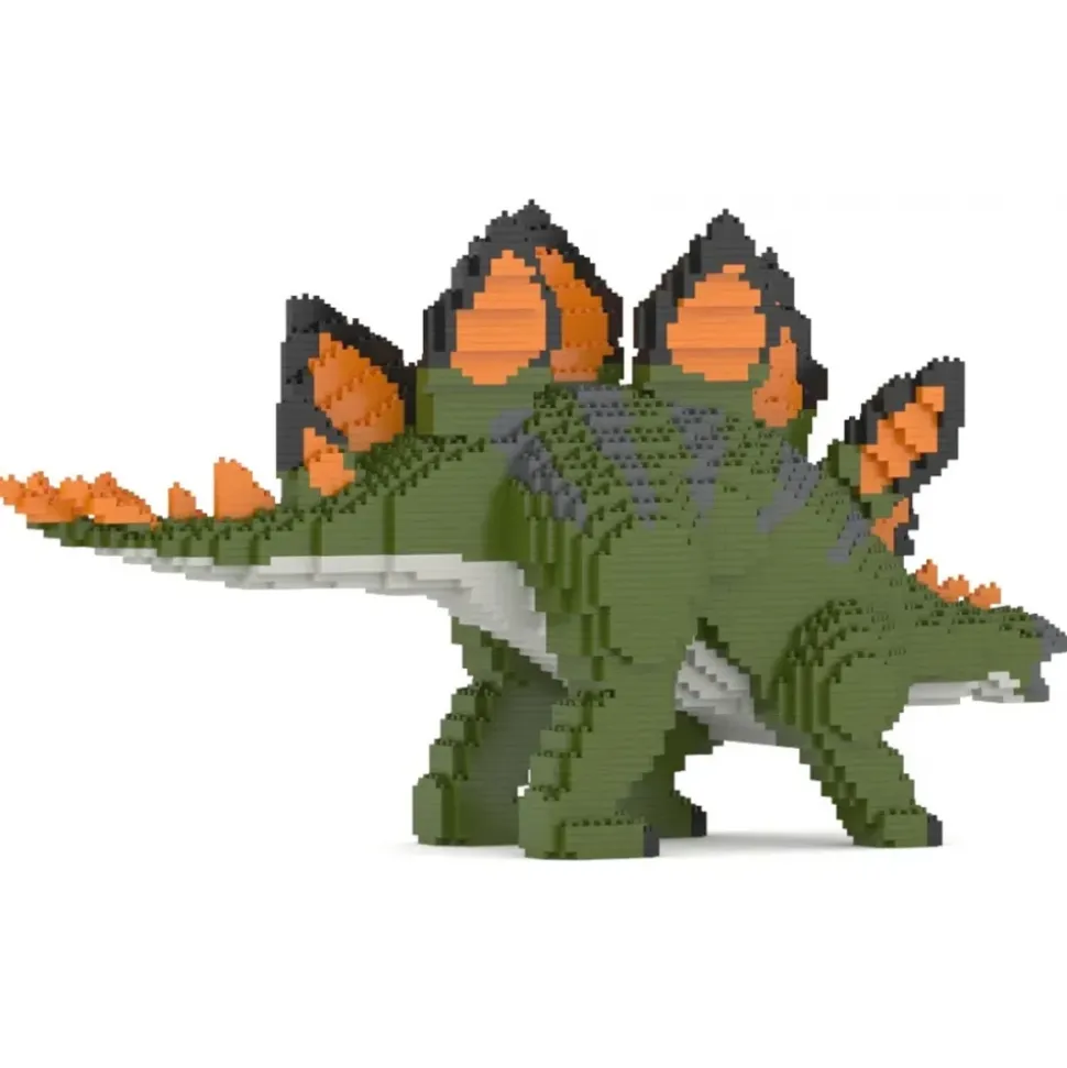 Jekca - Stegosaurus 01-M01 - Big - Lego - Sculpture - Construction - 4D - Brick Animals - Toys - Avvenice