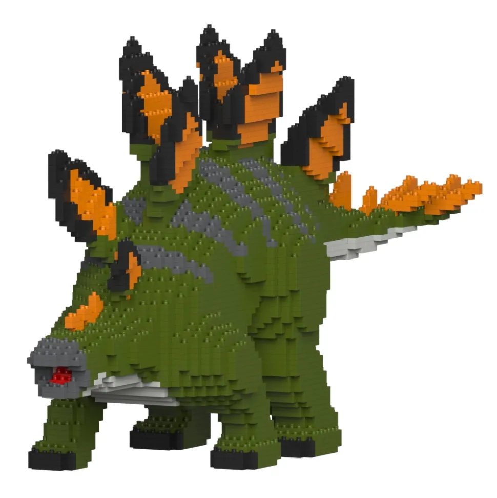 Jekca - Stegosaurus 01S-M01 - Lego - Sculpture - Construction - 4D - Brick Animals - Toys - Avvenice