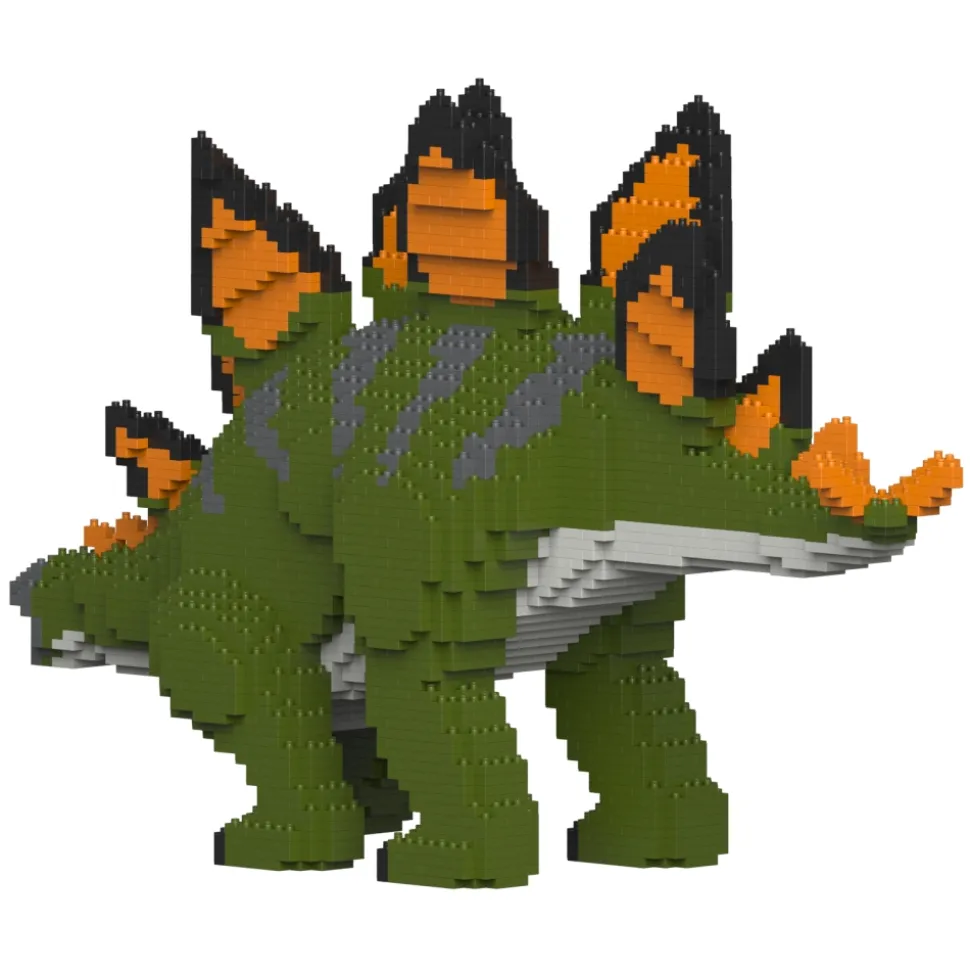 Jekca - Stegosaurus 01S-M01 - Lego - Sculpture - Construction - 4D - Brick Animals - Toys - Avvenice