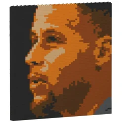 Jekca - Stephen Curry Brick Painting 02S - Lego - Sculpture - Construction - 4D - Brick Animals - Toys - Avvenice