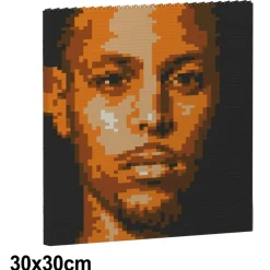 Jekca - Stephen Curry Brick Painting 01S - Lego - Sculpture - Construction - 4D - Brick Animals - Toys - Avvenice