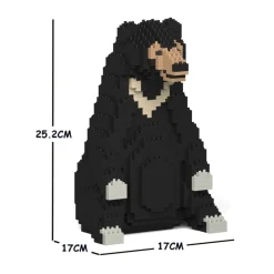Jekca - Sun Bear 01S - Lego - Sculpture - Construction - 4D - Brick Animals - Toys - Avvenice