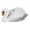 Jekca - Swan 01S - Lego - Sculpture - Construction - 4D - Brick Animals - Toys - Avvenice