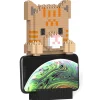 Jekca - Tabby Cat Phone Stand 01S - Lego - Sculpture - Construction - 4D - Brick Animals - Toys - Avvenice