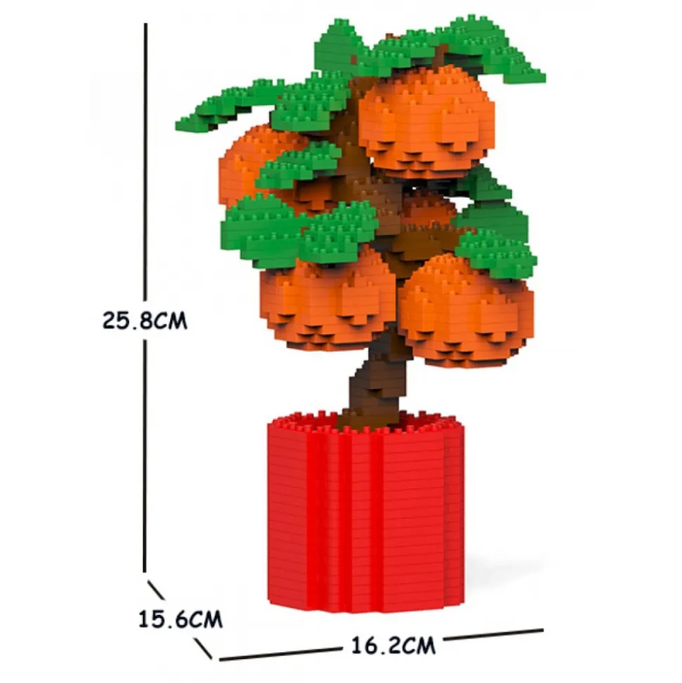 Jekca - Tangerine 01S - Lego - Sculpture - Construction - 4D - Brick Animals - Toys - Avvenice