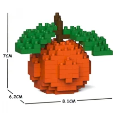 Jekca - Tangerine 02S - Lego - Sculpture - Construction - 4D - Brick Animals - Toys - Avvenice