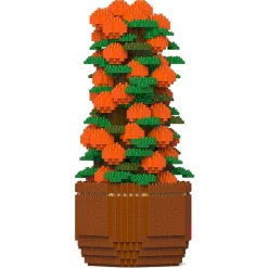Jekca - Tangerine Tree 01 - Lego - Sculpture - Construction - 4D - Brick Animals - Toys - Avvenice