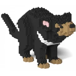 Jekca - Tasmanian Devil 01 - Big - Lego - Sculpture - Construction - 4D - Brick Animals - Toys - Avvenice