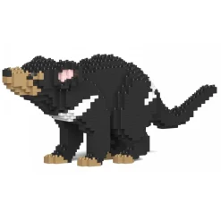 Jekca - Tasmanian Devil 01S - Lego - Sculpture - Construction - 4D - Brick Animals - Toys - Avvenice