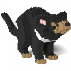 Jekca - Tasmanian Devil 01S - Lego - Sculpture - Construction - 4D - Brick Animals - Toys - Avvenice