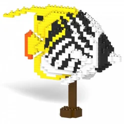 Jekca - Threadfin Butterflyfish 01 - Big - Lego - Sculpture - Construction - 4D - Brick Animals - Toys - Avvenice