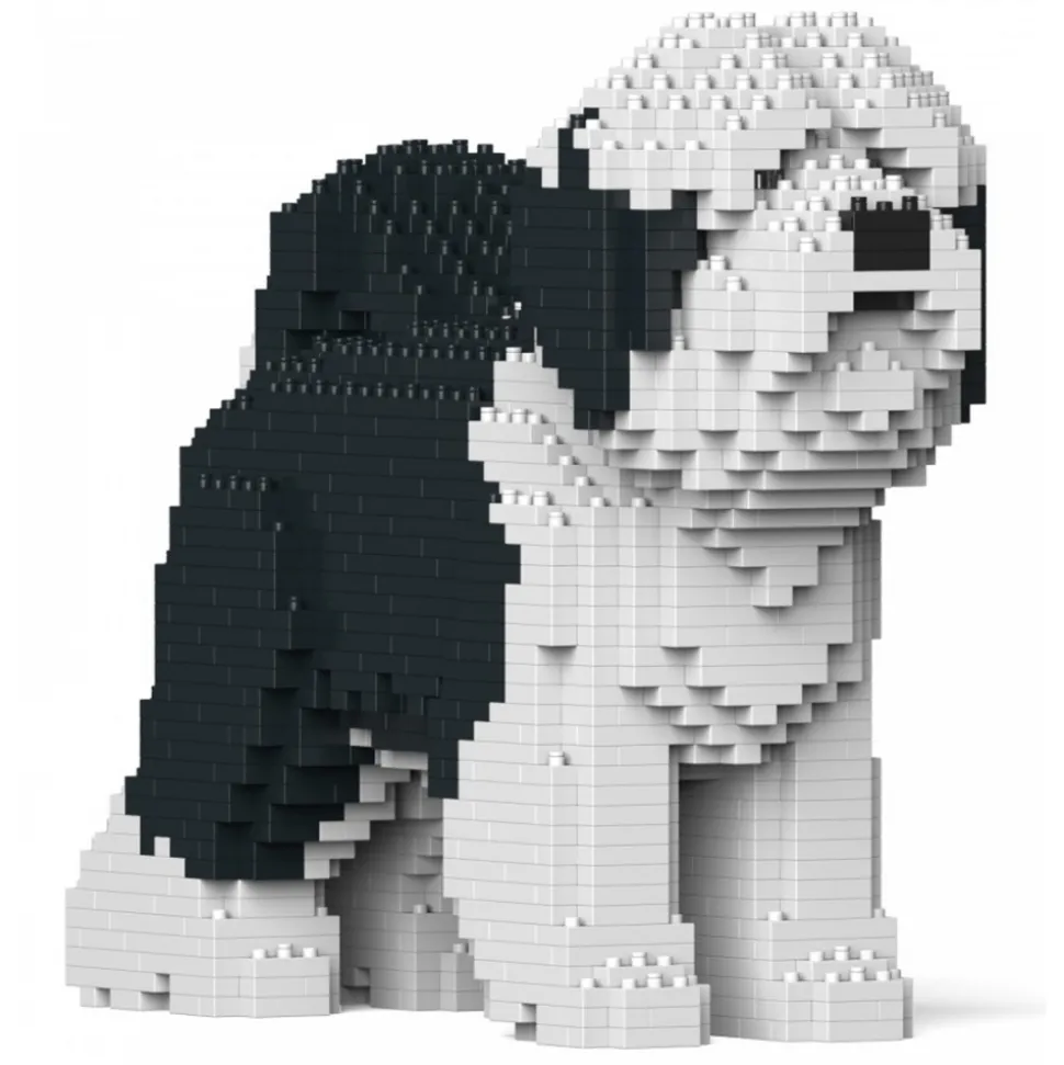 Jekca - Tibetan Terrier 01-M02 - Big - Lego - Sculpture - Construction - 4D - Brick Animals - Toys - Avvenice
