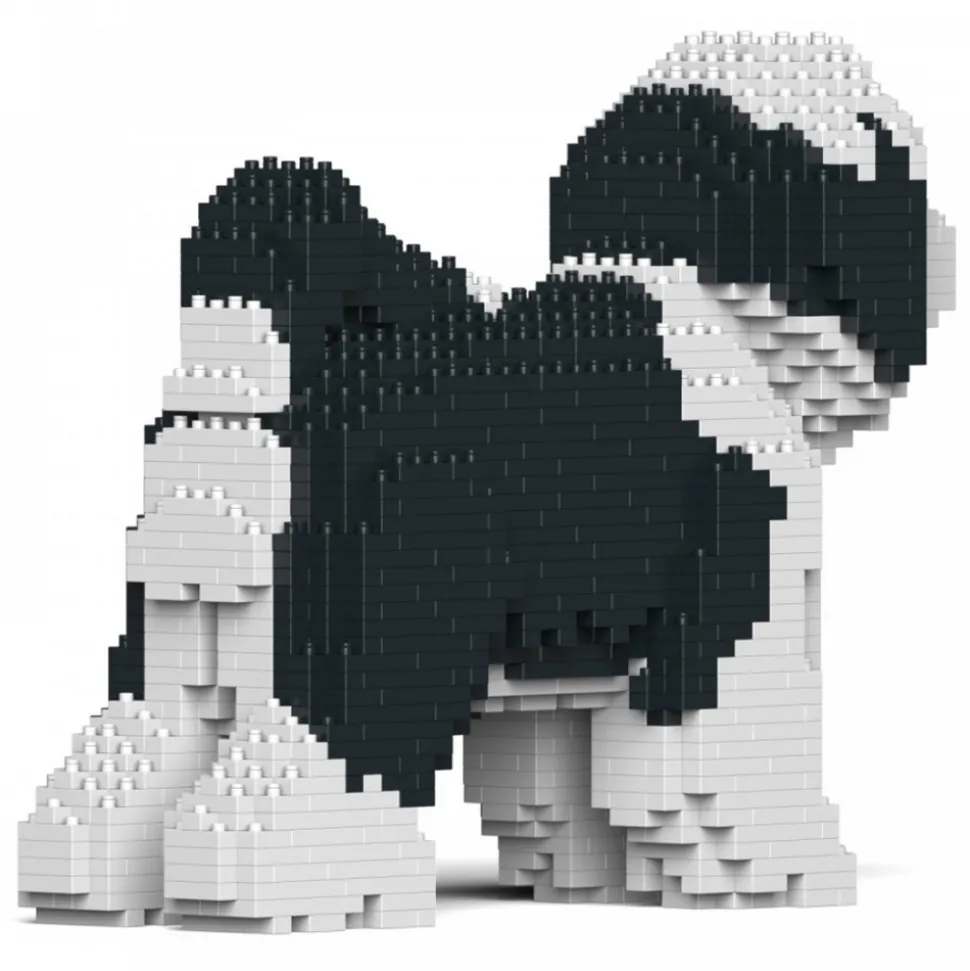 Jekca - Tibetan Terrier 01-M02 - Big - Lego - Sculpture - Construction - 4D - Brick Animals - Toys - Avvenice