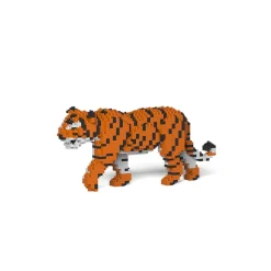 Jekca - Tiger - Mammal - 01S - Lego - Sculpture - Construction - 4D - Brick Animals - Toys - Avvenice