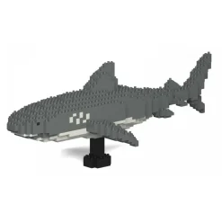 Jekca - Tiger Shark 01S - Lego - Sculpture - Construction - 4D - Brick Animals - Toys - Avvenice