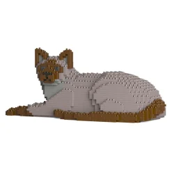 Jekca - Tonkinese Cat 03S-M01 - Lego - Sculpture - Construction - 4D - Brick Animals - Toys - Avvenice