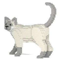Jekca - Tonkinese Cat 02S-M02 - Lego - Sculpture - Construction - 4D - Brick Animals - Toys - Avvenice