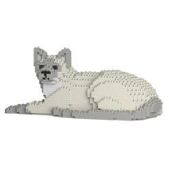 Jekca - Tonkinese Cat 03S-M02 - Lego - Sculpture - Construction - 4D - Brick Animals - Toys - Avvenice