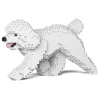 Jekca - Toy Poodle 02-M01 - Big - Lego - Sculpture - Construction - 4D - Brick Animals - Toys - Avvenice