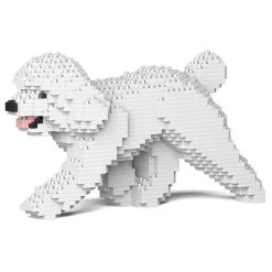 Jekca - Toy Poodle 02-M01 - Big - Lego - Sculpture - Construction - 4D - Brick Animals - Toys - Avvenice