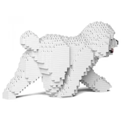 Jekca - Toy Poodle 02-M01 - Big - Lego - Sculpture - Construction - 4D - Brick Animals - Toys - Avvenice