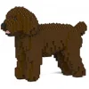 Jekca - Toy Poodle 01-M05 - Big - Lego - Sculpture - Construction - 4D - Brick Animals - Toys - Avvenice