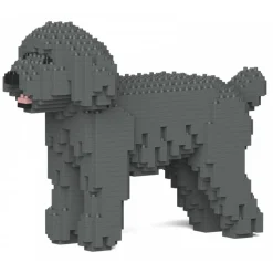 Jekca - Toy Poodle 01-M06 - Big - Lego - Sculpture - Construction - 4D - Brick Animals - Toys - Avvenice