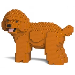 Jekca - Toy Poodle 05-M04 - Big - Lego - Sculpture - Construction - 4D - Brick Animals - Toys - Avvenice