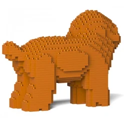 Jekca - Toy Poodle 05-M04 - Big - Lego - Sculpture - Construction - 4D - Brick Animals - Toys - Avvenice