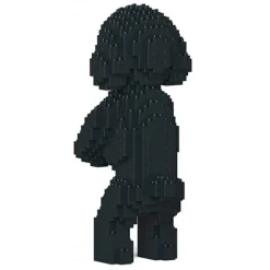 Jekca - Toy Poodle 04-M02 - Big - Lego - Sculpture - Construction - 4D - Brick Animals - Toys - Avvenice