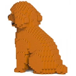 Jekca - Toy Poodle 03-M04 - Big - Lego - Sculpture - Construction - 4D - Brick Animals - Toys - Avvenice