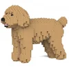 Jekca - Toy Poodle 01-M03 - Big - Lego - Sculpture - Construction - 4D - Brick Animals - Toys - Avvenice