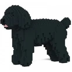 Jekca - Toy Poodle 01-M02 - Big - Lego - Sculpture - Construction - 4D - Brick Animals - Toys - Avvenice