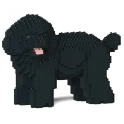 Jekca - Toy Poodle 05-M02 - Big - Lego - Sculpture - Construction - 4D - Brick Animals - Toys - Avvenice