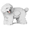 Jekca - Toy Poodle 05-M01 - Big - Lego - Sculpture - Construction - 4D - Brick Animals - Toys - Avvenice