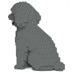 Jekca - Toy Poodle 03-M06 - Big - Lego - Sculpture - Construction - 4D - Brick Animals - Toys - Avvenice