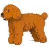 Jekca - Toy Poodle 01-M04 - Big - Lego - Sculpture - Construction - 4D - Brick Animals - Toys - Avvenice