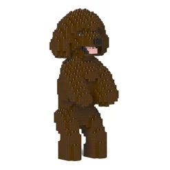 Jekca - Toy Poodle 04S-M05 - Lego - Sculpture - Construction - 4D - Brick Animals - Toys - Avvenice